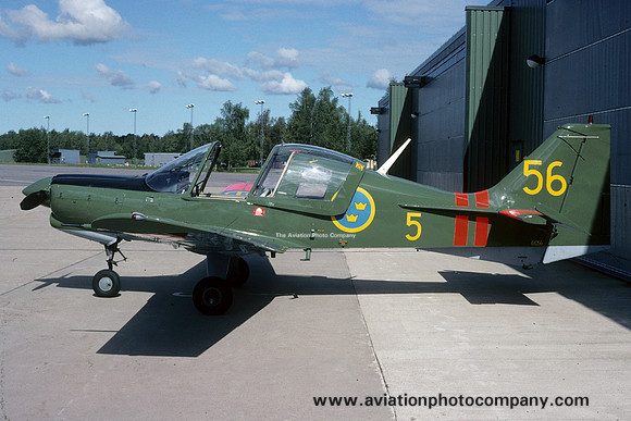 Swedish Air Force F5 SAL Bulldog Sk61 61056 (1993)