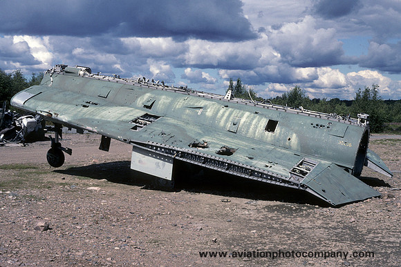 Swedish Air Force SAAB Draken J-35B 35235 at Ljungbyhed (1993)