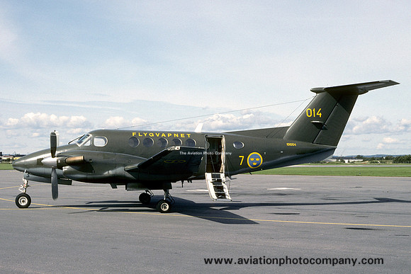 Swedish Air Force F7 Beech King air 200 101004/014 (1993)