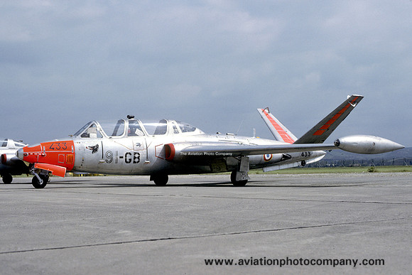 French Air Force EB91 Fouga CM.170 Magister 433/91-GB (1993)