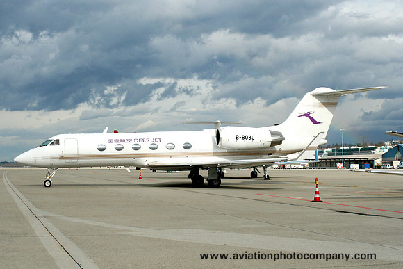 Deer Jet Gulfstream IV B-8080 at Geneva (2007)