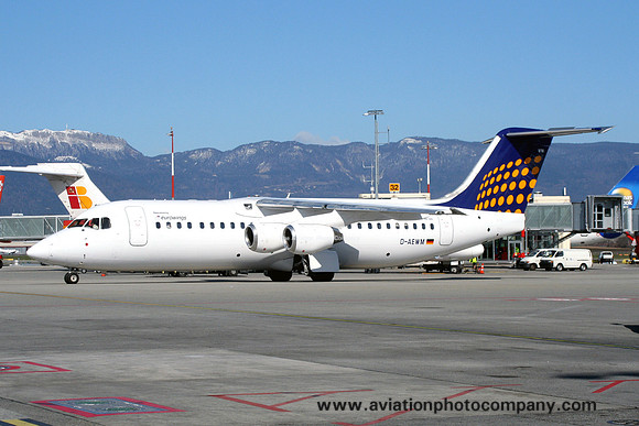 Eurowings/Lufthansa Regional BAe 146-300 D-AEWM at Geneva (2007)