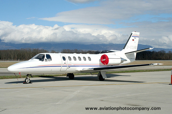 Albert Berner GmbH Cessna 550 Citation Bravo D-CCAB at Geneva (2007)