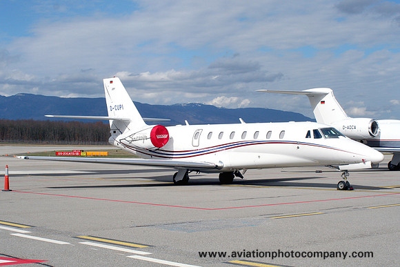 Cessna 680 Citation Sovereign D-CUPI at Geneva (2007)
