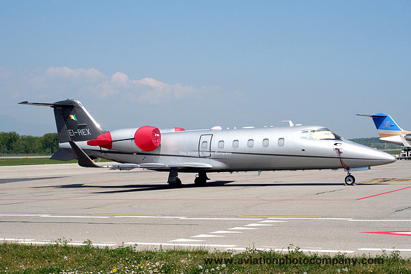 Private Sky Learjet 60 EI-REX at Geneva (2007)