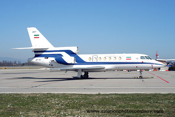 Islamic Republic of Iran Government Dassault Falcon 50 EP-TFI at Geneva (2007)