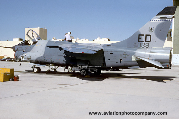 USAF 6512th Test Squadron LTV YA-4F Corsair 70-1039/ED at Edwards AFB (1990)