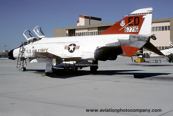USAF 6512th Test Squadron McDonnell NF-4D Phantom 66-7716/ED at Edwards AFB (1990)