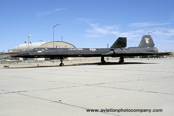 USAF Lockheed SR-71A Blackbird 61-7955 stored at Edwards AFB (1990)