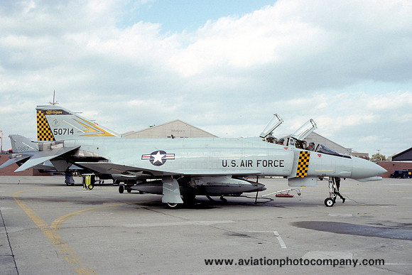 USAF Michigan ANG 171 FIS McDonnell F-4D Phantom 65-0714 (1989)