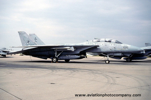 US Navy VF-14 Grumman F-14A Tomcat 160897/AC-106 (1990)