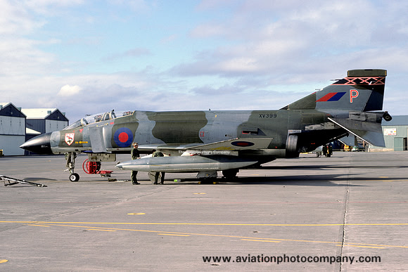 RAF 29 Squadron McDonnell F-4M Phantom FGR.2 XV399/P (1978)
