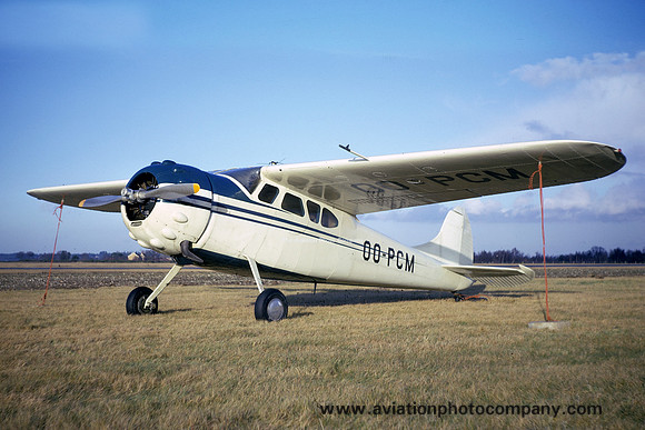 Cessna 195A Businessliner OO-PCM (1973)