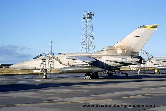 RAF 11 Squadron Panavia Tornado F.3 ZE341/YU at RAF Lossiemouth (2003)