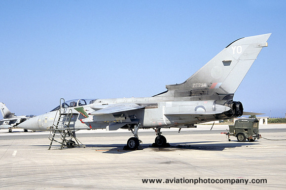 RAF Panavia Tornado F.3 ZE734/YO at RAF Akotiri (2003)
