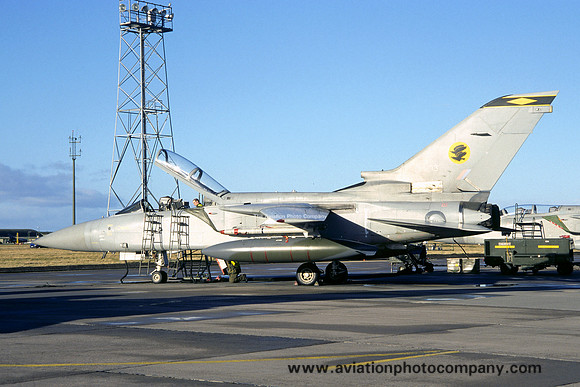 RAF 11 Squadron Panavia Tornado F.3 ZE203 at RAF Lossiemouth (2003)