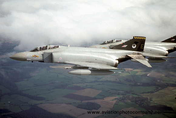 RAF 74 Squadron McDonnell F-4M Phantom FGR.2 XT910/E (1992)