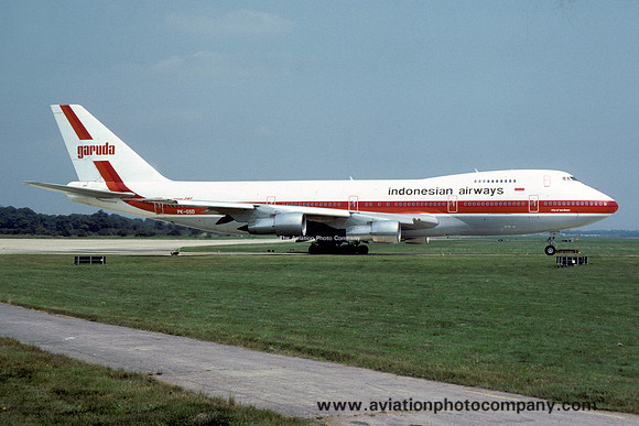 Garuda Indonesian Airways Boeing 747-2U3B PK-GSD (1982)
