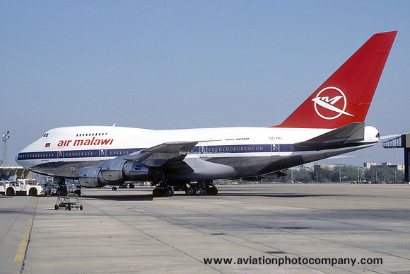 Air Malawi Boeing 747SP-44 7Q-YKL (1985)