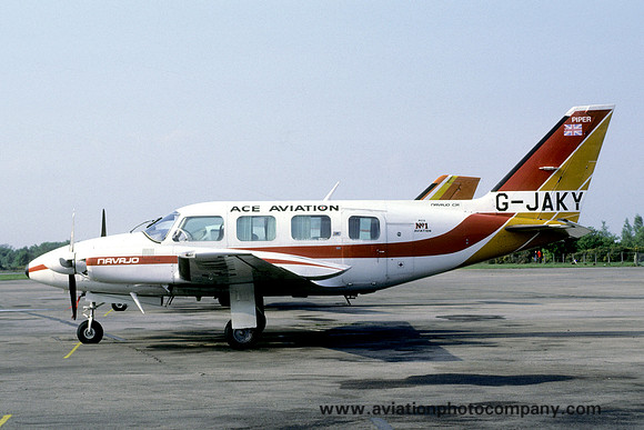 Ace Aviation Piper PA-31-325 Navajo G-JAKY (1985)