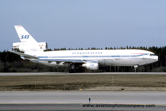 SAS Scandinavian Airlines System Douglas DC-10-30 LN-RKB (1983)