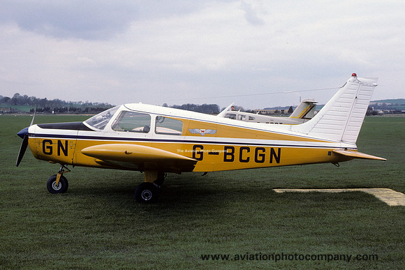 Piper PA-28-140 Cherokee G-BCGN at Shoreham (1987)