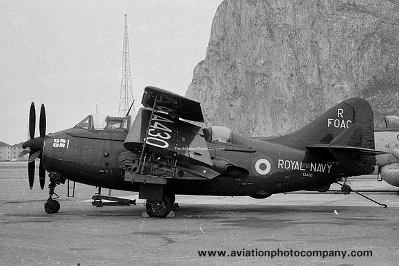 Royal Navy FOAC Fairey Gannet COD.4 XA430 at RAF Gibraltar