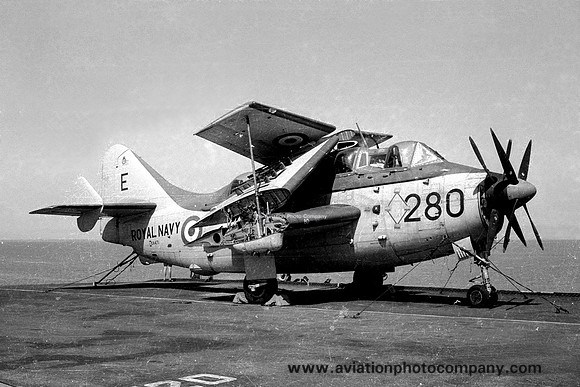 Royal Navy 814 Squadron Fairey Gannet AS.4 XA471/E280 on board HMS Eagle
