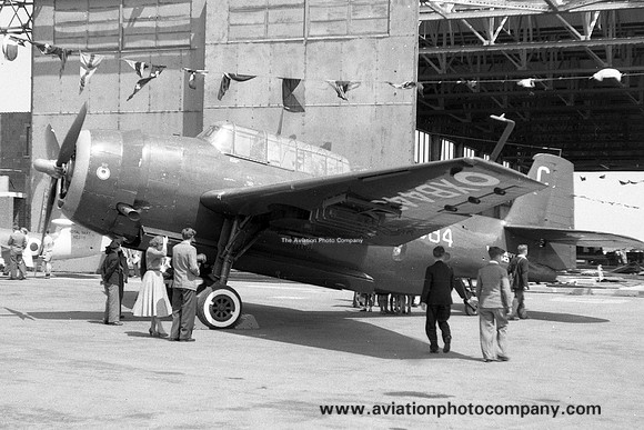 Royal Navy 814 Squadron Grumman Avenger AS.4 XB443 (1955)