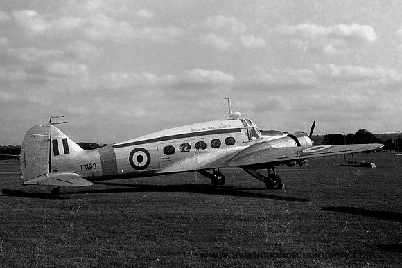 RAF Scampton Station Flight Avro Anson C.19 TX193