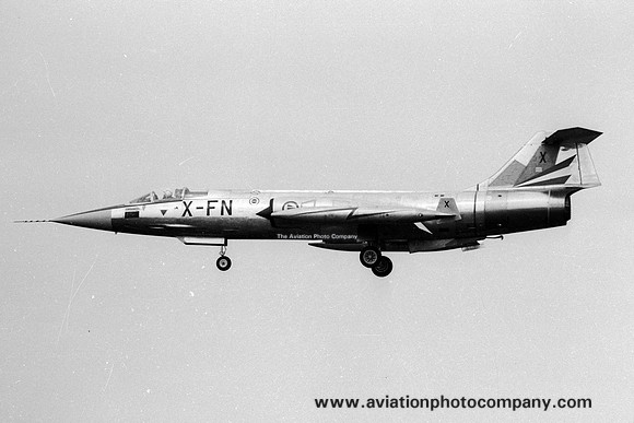 Norwegian Air Force 331 Skv Lockheed F-104G Starfighter "X-FN" (1970)