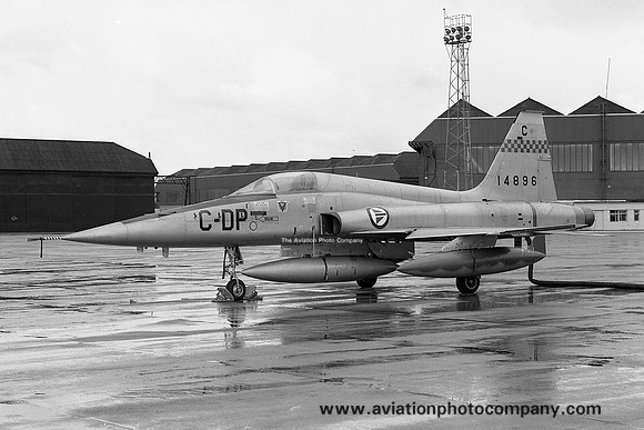Norwegian Air Force 718 Skv Northrop F-5A Freedom Fighter 14896 at RAF Leuchars (1971)
