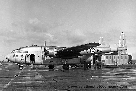 Norwegian Air Force 335 Skv Fairchild C-119F Flying Boxcar 12692