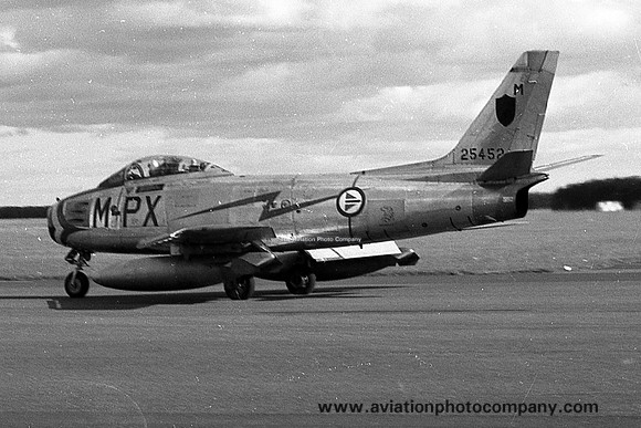 Norwegian Air Force 336 Skv North American F-86F Sabre 25452/PX-M