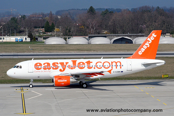 easyJet Airbus A319-111 G-EZBN at Geneva (2007)