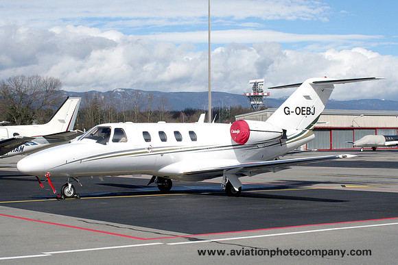 European Business Jets Cessna 525 CitationJet CJ1 G-OBEJ at Geneva (2007)