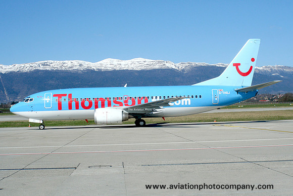 Thomsonfly Boeing 737-36Q G-THOJ at Geneva (2007)