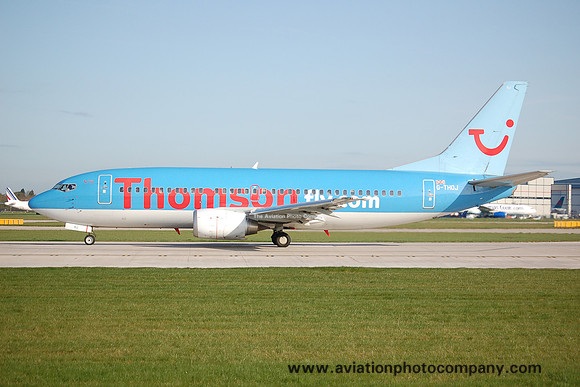 ThomsonFly Boeing 737-36Q G-THOJ at Manchester (2007)