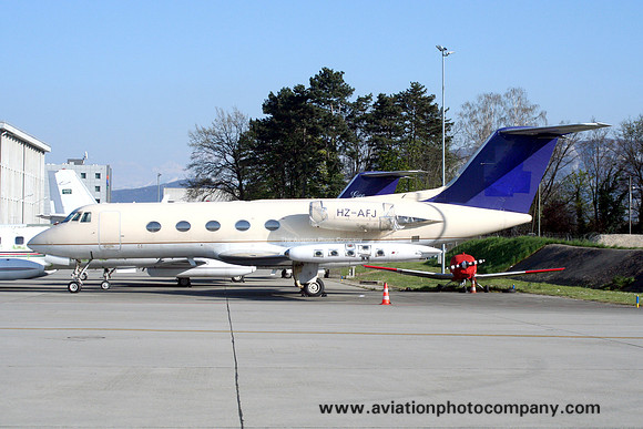 Ex Saudi Arabian Special Flight Services Gulfstream II TT HZ-AFJ at Geneva (2007)