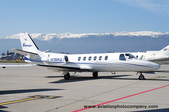 Kinnarps Cessna 500 Citation I N18HJ at Geneva (2007)