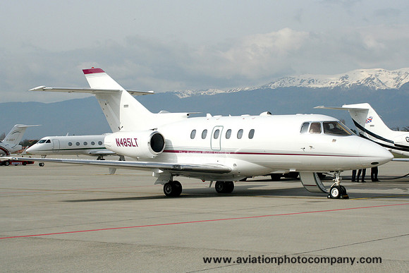 Hawker 800XP N485LT at Geneva (2007)