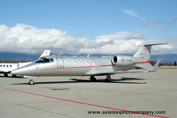 VistaJet Learjet 60SE OE-GNF at Geneva (2007)