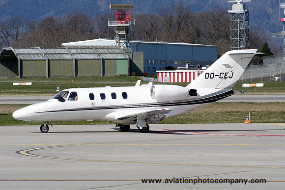 ASL Air Service Cessna 525 CitationJet CJ1 OO-CEJ at Geneva (2007)