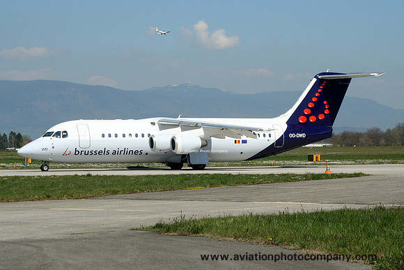 Brussels Airlines BAe 146 RJ-100 OO-DWD at Geneva (2007)