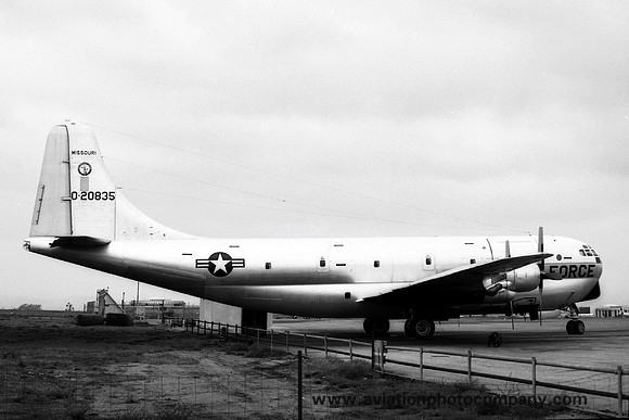 USAF Missouri ANG 180 ATS Boeing C-97G Stratofreighter 52-0835 (1962)