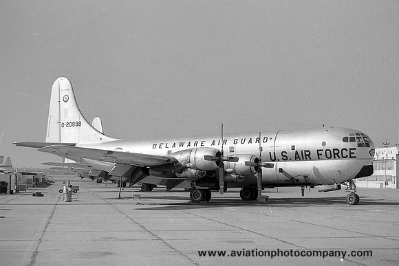 USAF Delaware ANG 142 ATS Boeing C-97G Stratofreighter 52-0898 (1961)