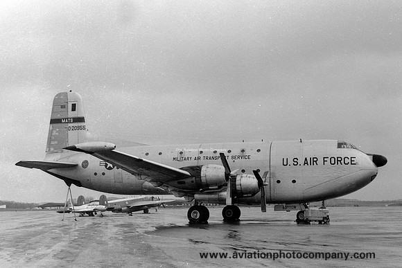USAF MATS 63 TCW Douglas C-124C Globemaster 52-0955 at Prestwick