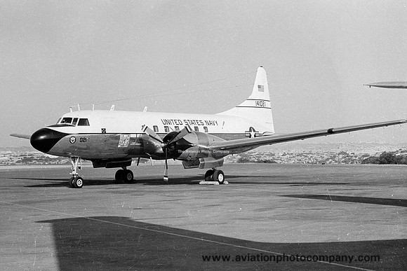 US Navy CinC 6th Fleet Convair C-131F Samaritan 141021 at RAF Luqa (1969)