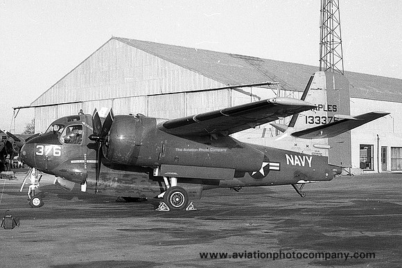 US Navy Naples Grumman US-2C Tracker 133376 at RAF Luqa (1970)