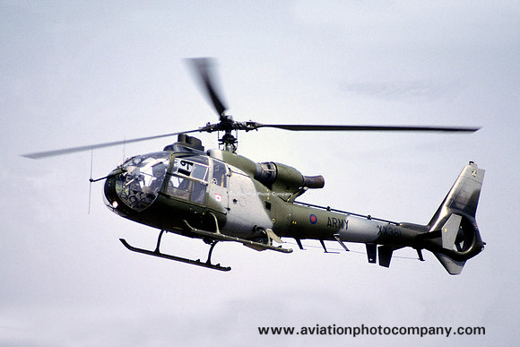 AAC 2 Flight Westland Gazelle AH.1 XX381 (1990)